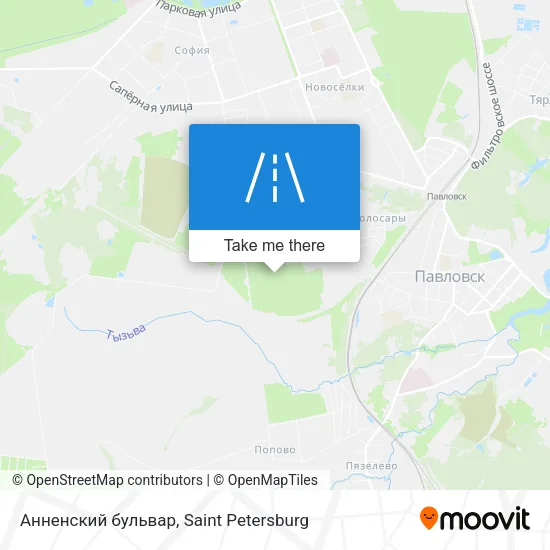 Анненский бульвар map