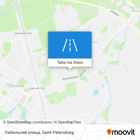 Кабельная улица map