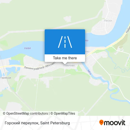 Горский переулок map