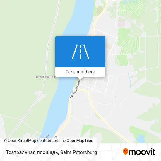 Театральная площадь map