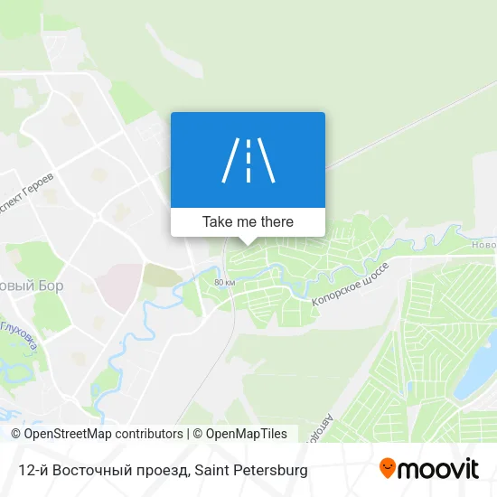 12-й Восточный проезд map