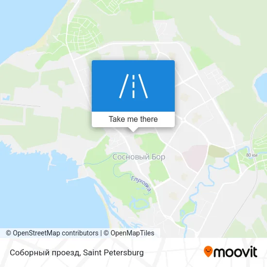 Соборный проезд map