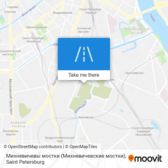 Михневичевы мостки (Михневичевские мостки) map