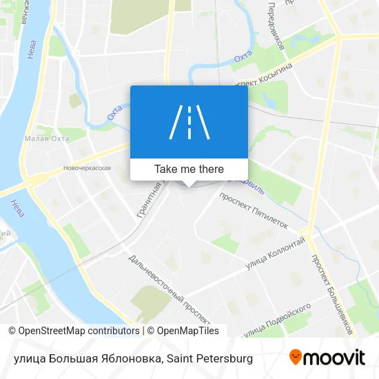 улица Большая Яблоновка map