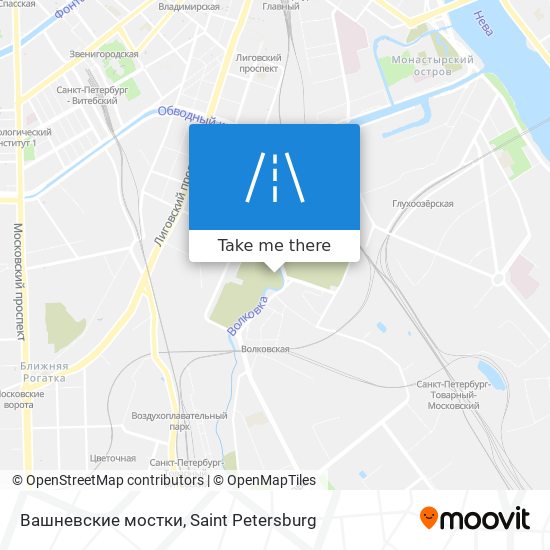 Вашневские мостки map