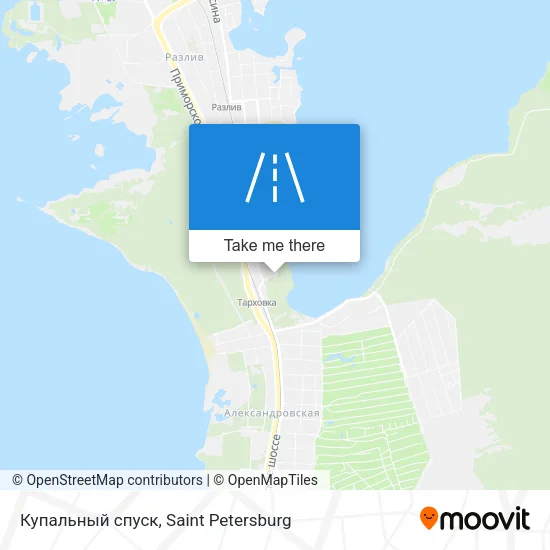 Купальный спуск map