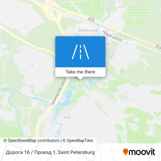 Дорога 16 / Проезд  1 map