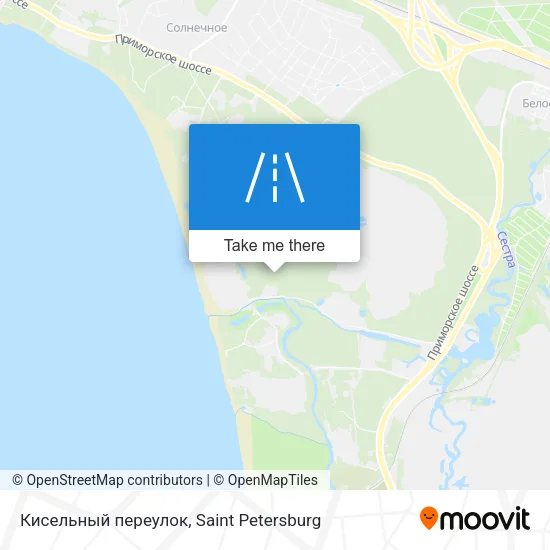 Кисельный переулок map