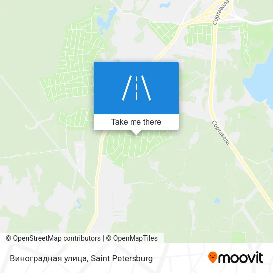 Виноградная улица map