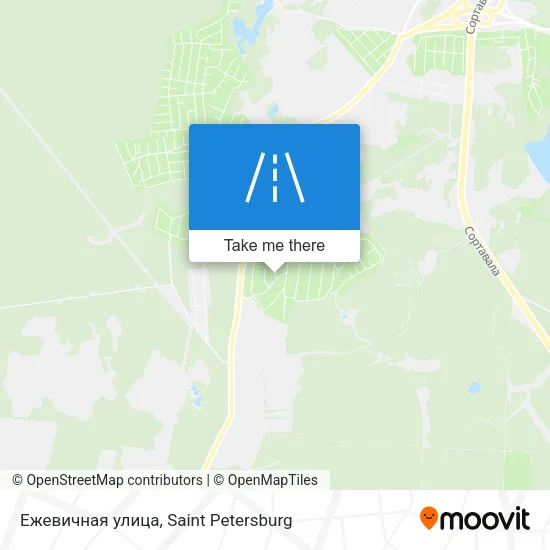 Ежевичная улица map