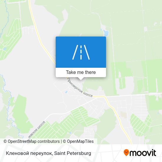 Кленовой переулок map