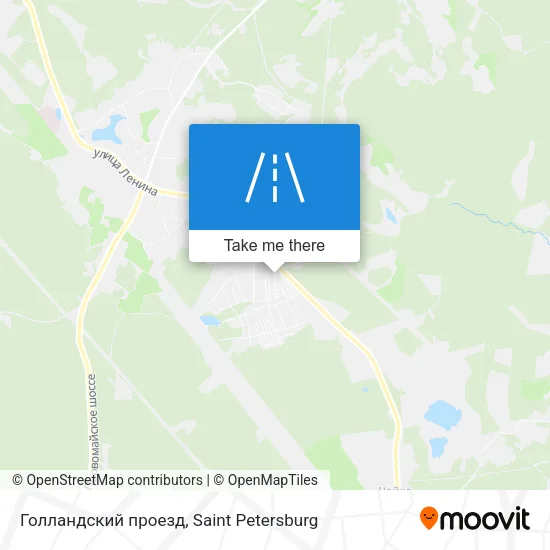 Голландский проезд map