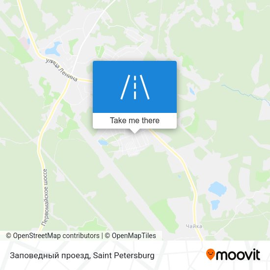 Заповедный проезд map