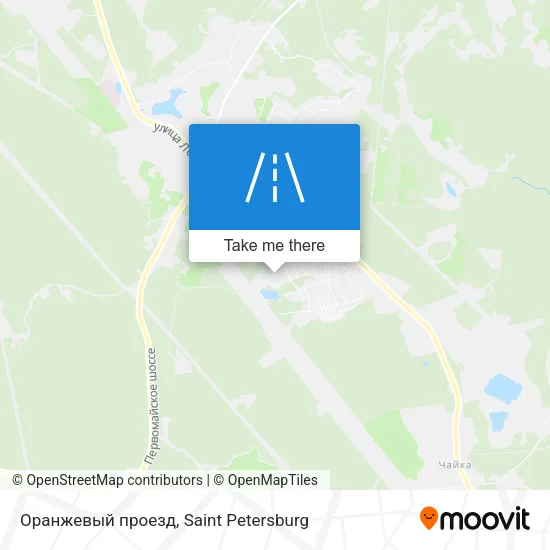 Оранжевый проезд map