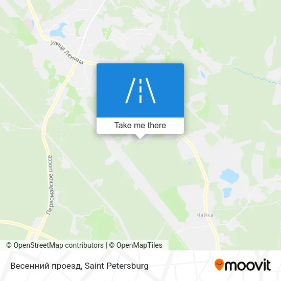 Весенний проезд map