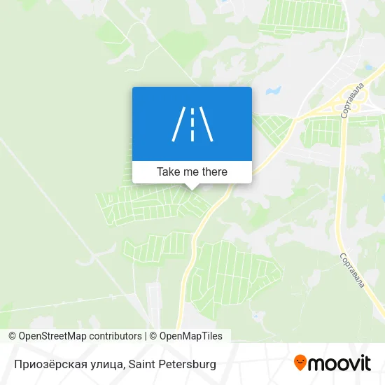 Приозёрская улица map