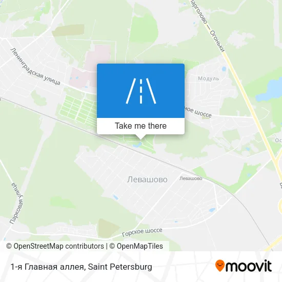 1-я Главная аллея map