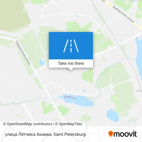 улица Лётчика Акаева map