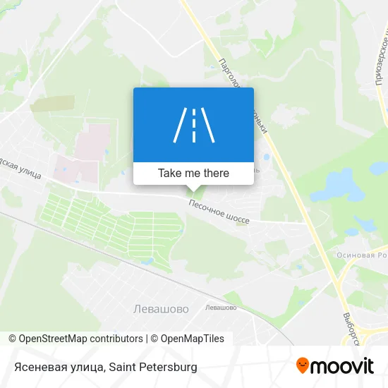 Ясеневая улица map