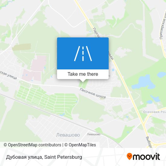 Дубовая улица map