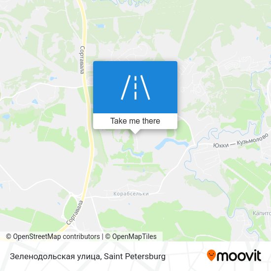 Зеленодольская улица map