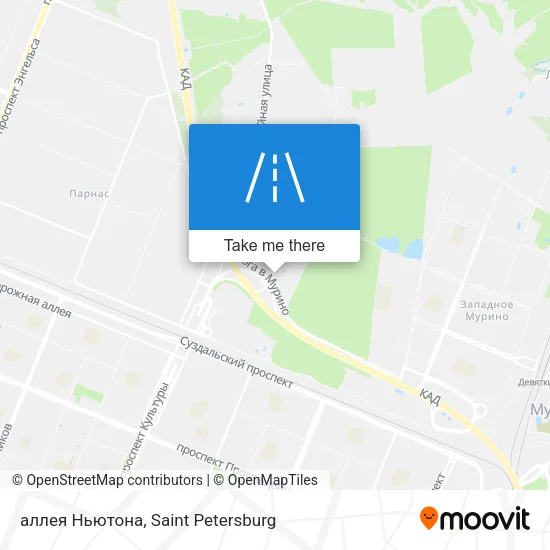 аллея Ньютона map