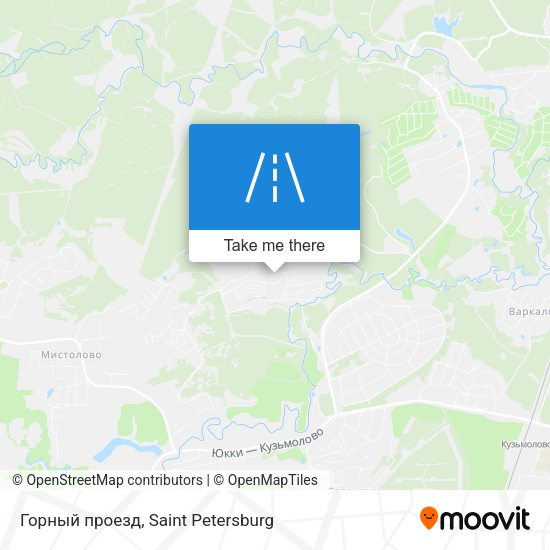 Горный проезд map