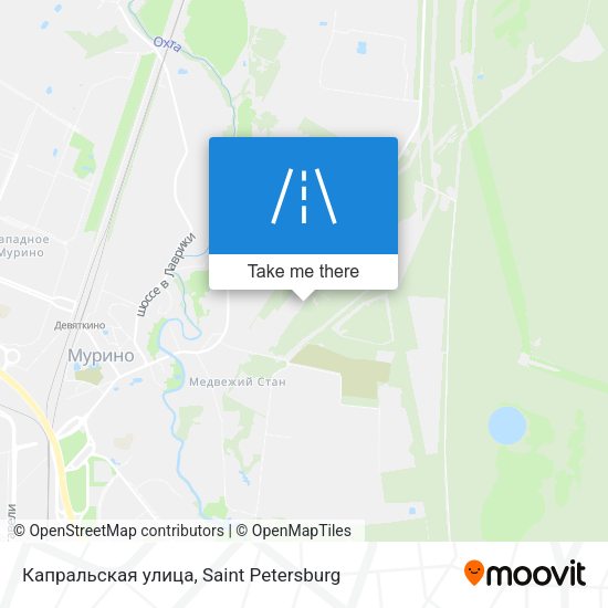 Капральская улица map