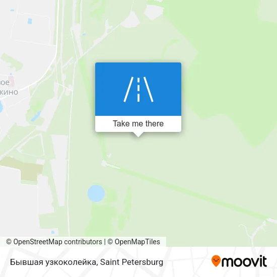 Бывшая узкоколейка map