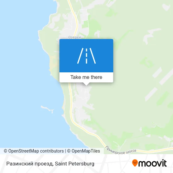 Разинский проезд map