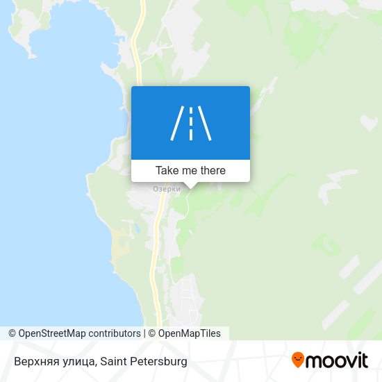 Верхняя улица map