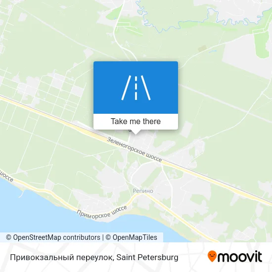Привокзальный переулок map