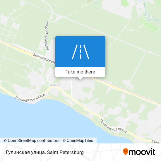 Гулинская улица map