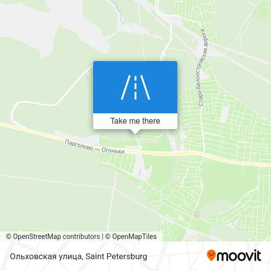 Ольховская улица map