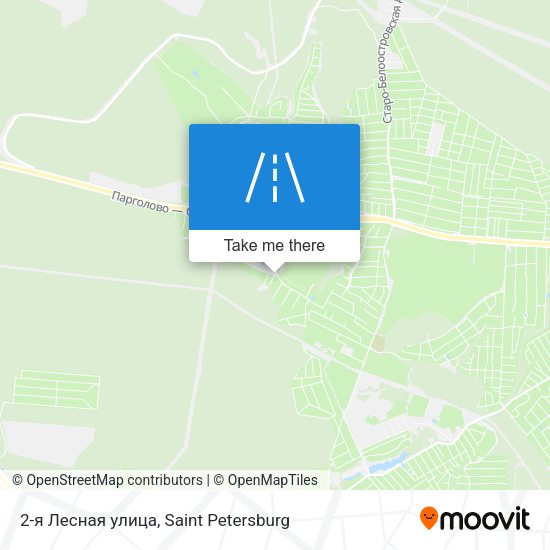 2-я Лесная улица map