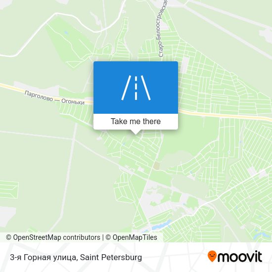 3-я Горная улица map