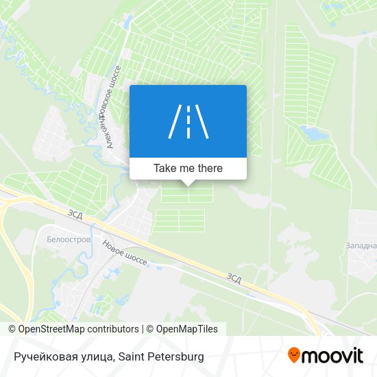 Ручейковая улица map