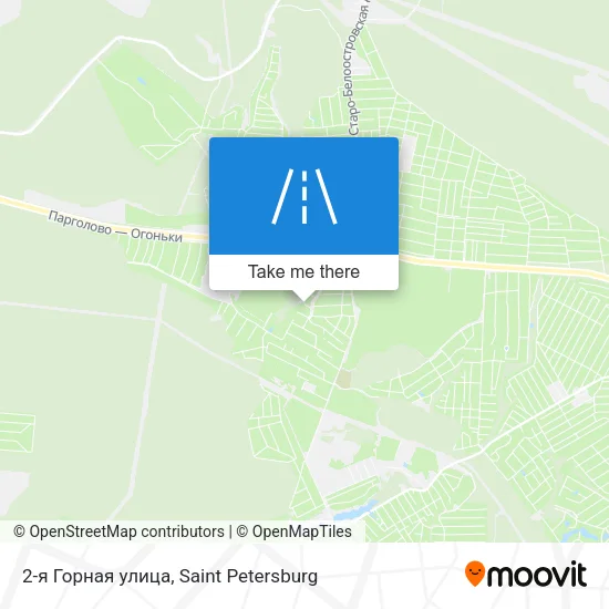 2-я Горная улица map