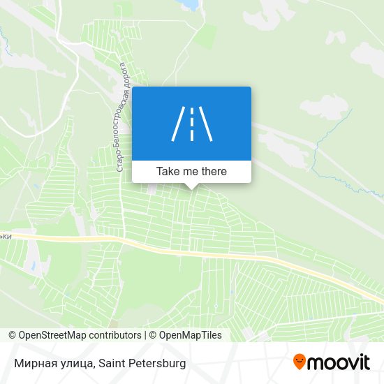 Мирная улица map