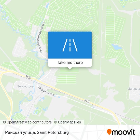 Райская улица map