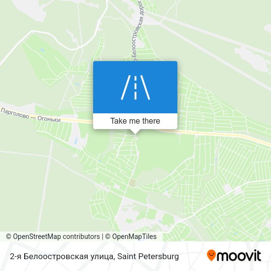 2-я Белоостровская улица map