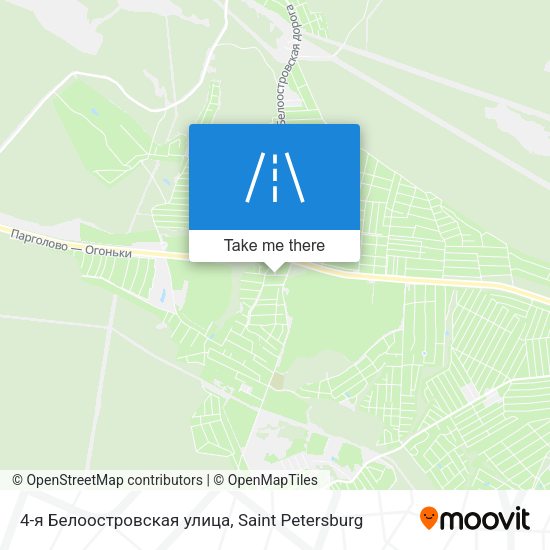 4-я Белоостровская улица map