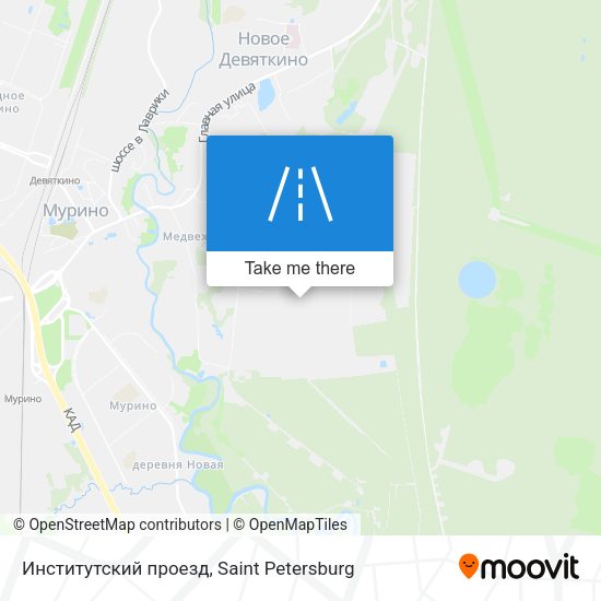 Институтский проезд map