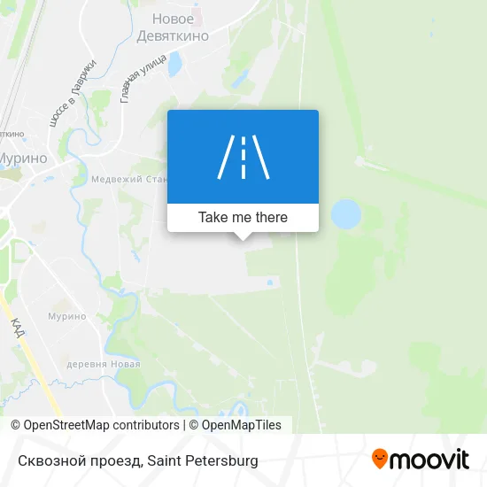 Сквозной проезд map