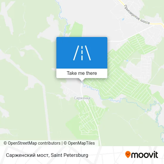 Сарженский мост map