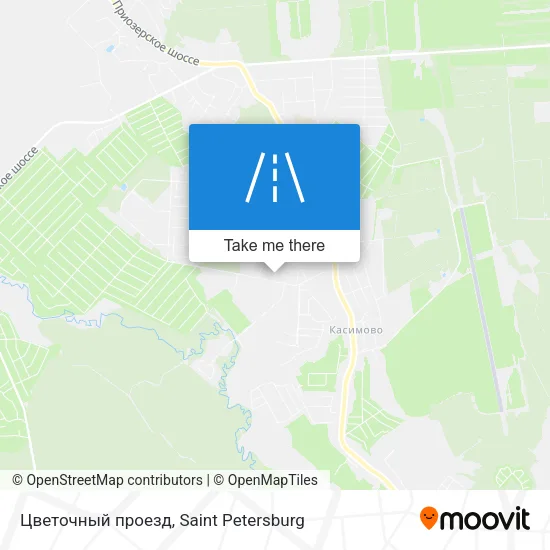 Цветочный проезд map