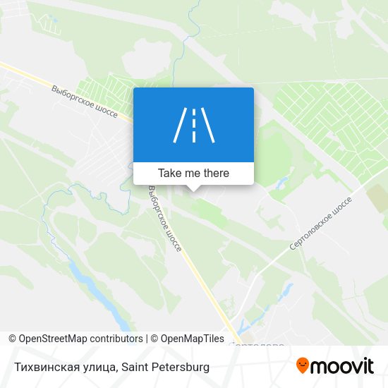 Тихвинская улица map