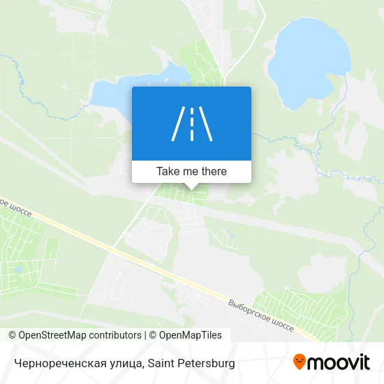 Чернореченская улица map