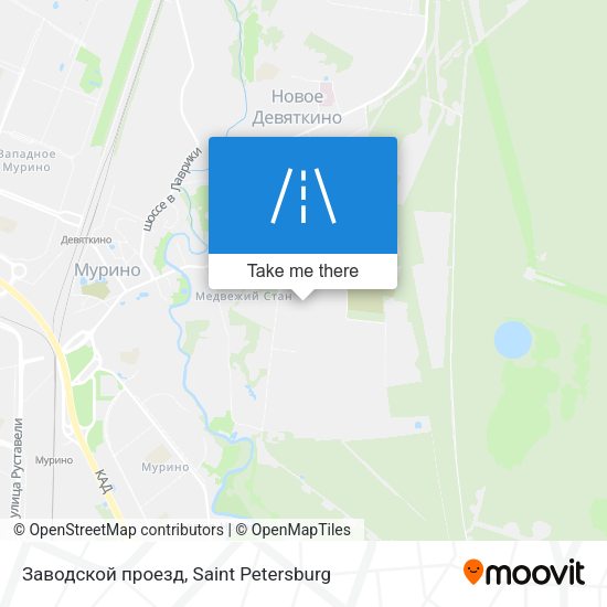 Заводской проезд map