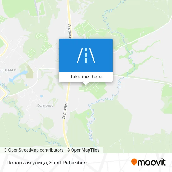 Полоцкая улица map